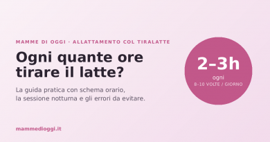 Schema: ogni quante ore tirare il latte